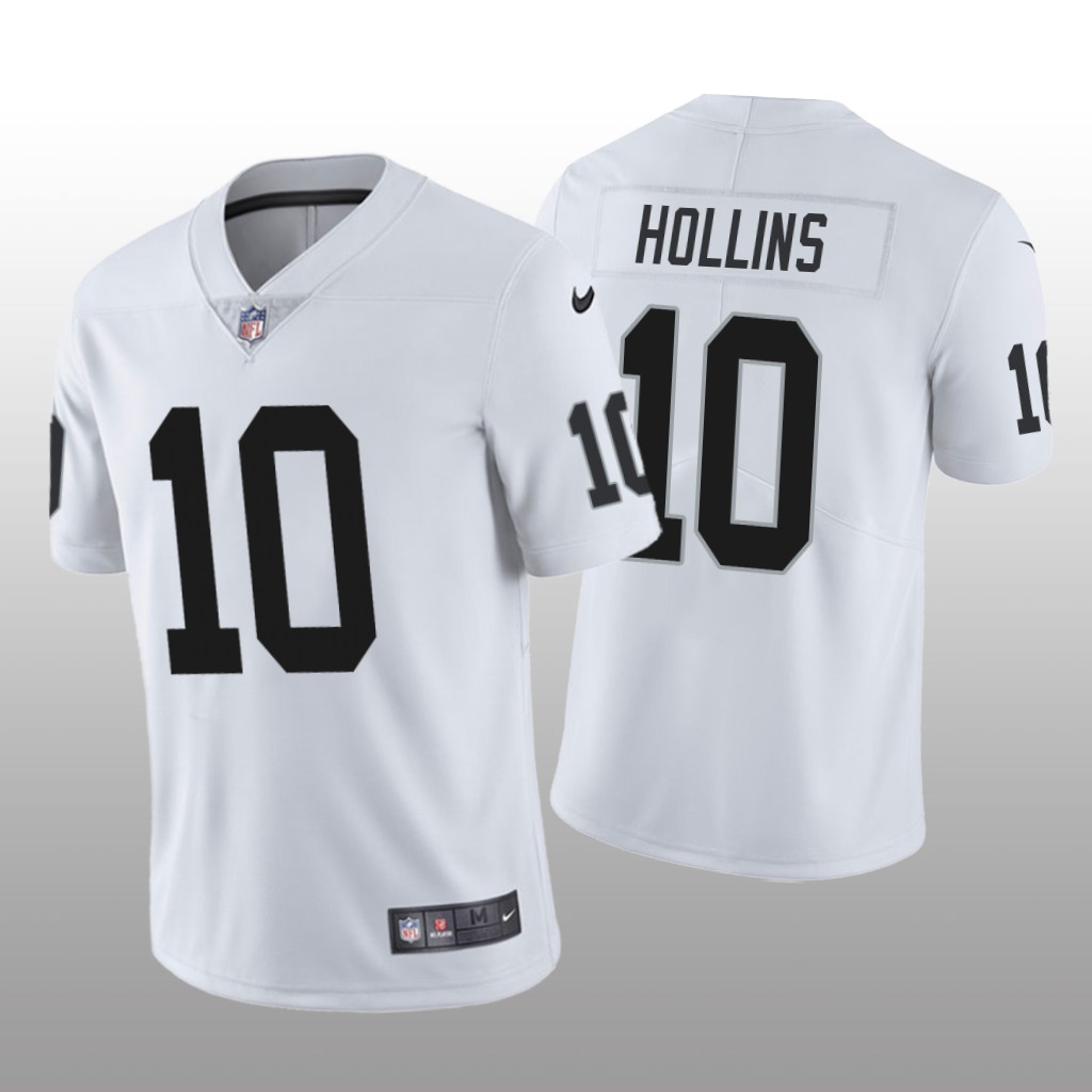 Las Vegas Raiders Mack Hollins White Jersey Vapor Limited - Men's
