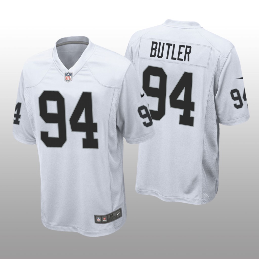 Las Vegas Raiders Matthew Butler White Jersey Game - Men's
