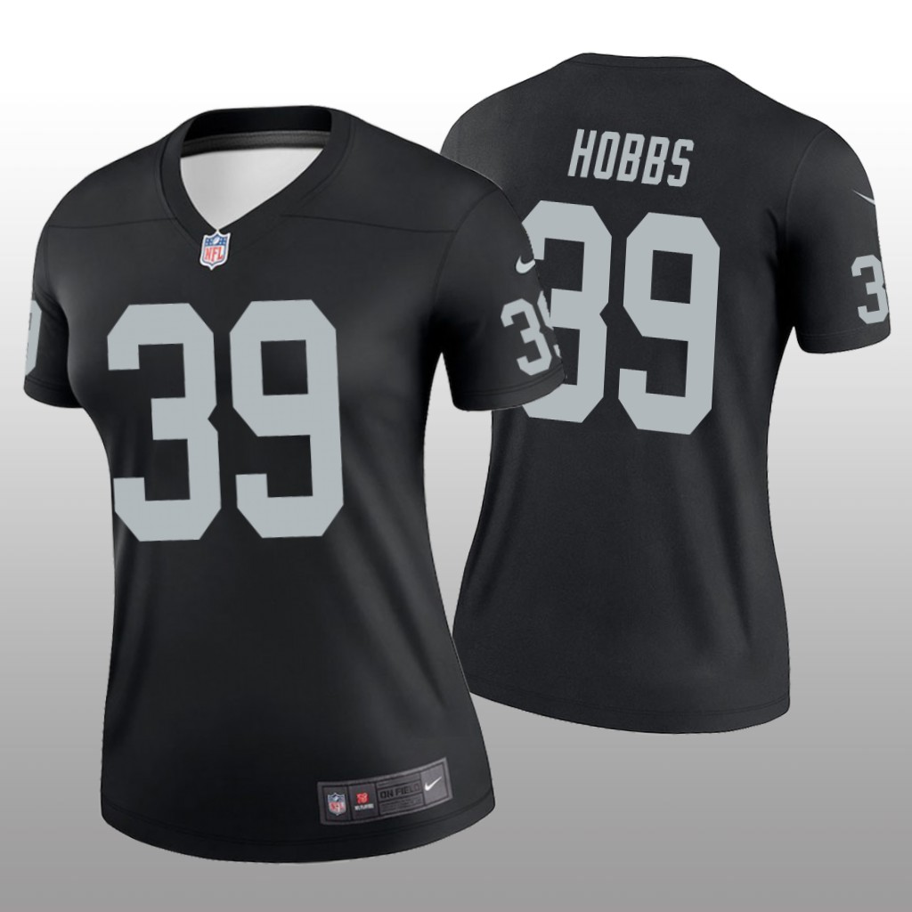 Las Vegas Raiders Nate Hobbs Black Jersey Legend - Women's