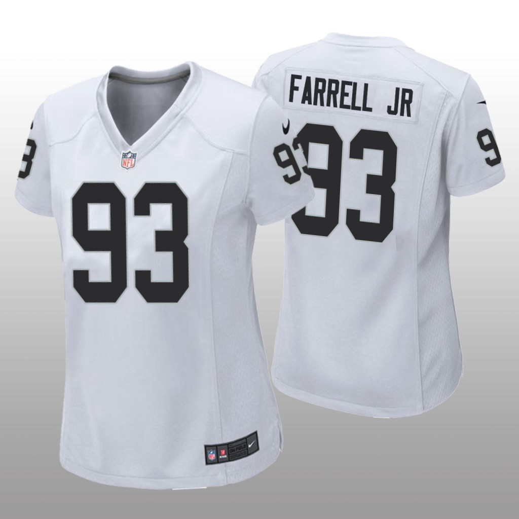 Las Vegas Raiders Neil Farrell Jr. White Jersey Game - Women's