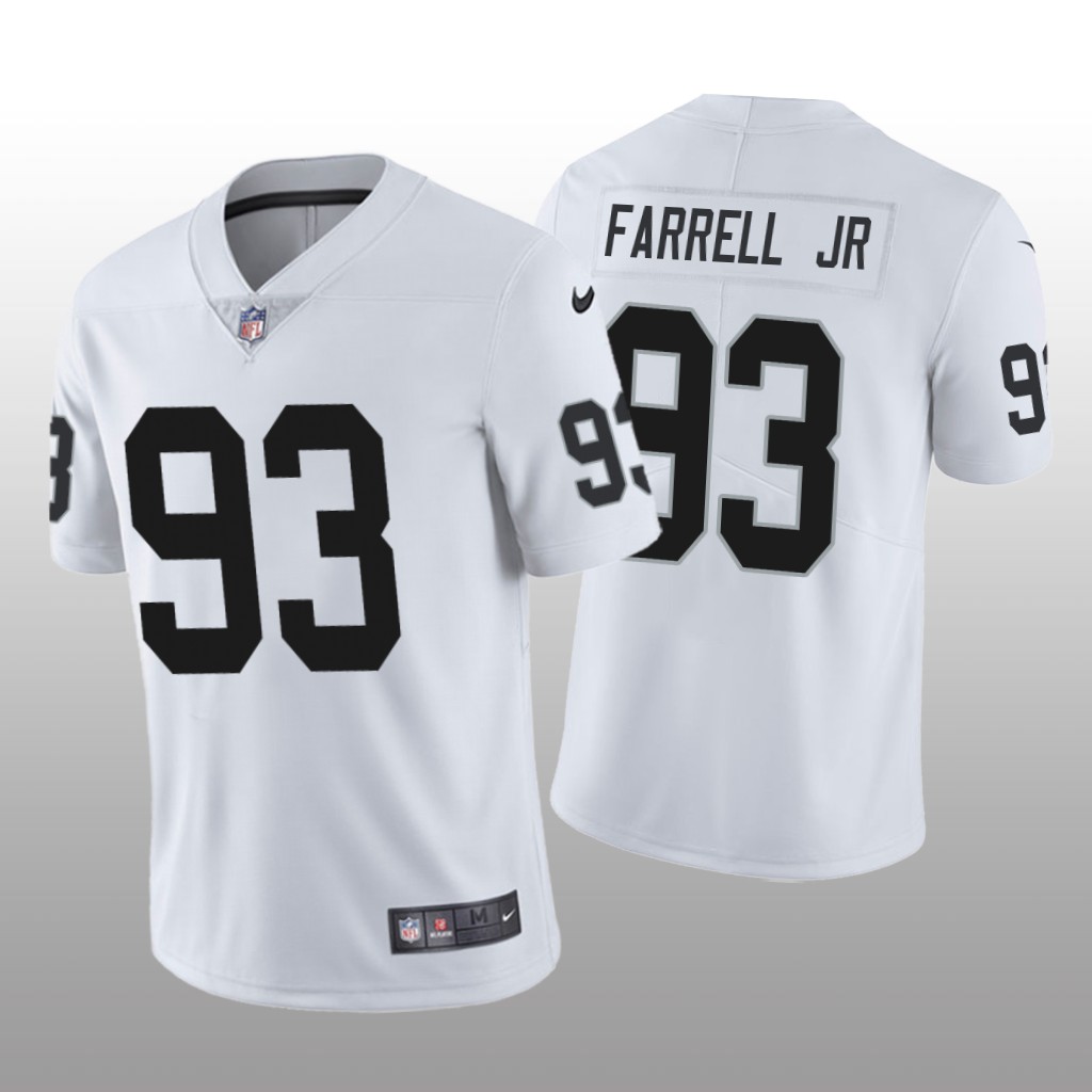 Las Vegas Raiders Neil Farrell Jr. White Jersey Vapor Limited - Men's