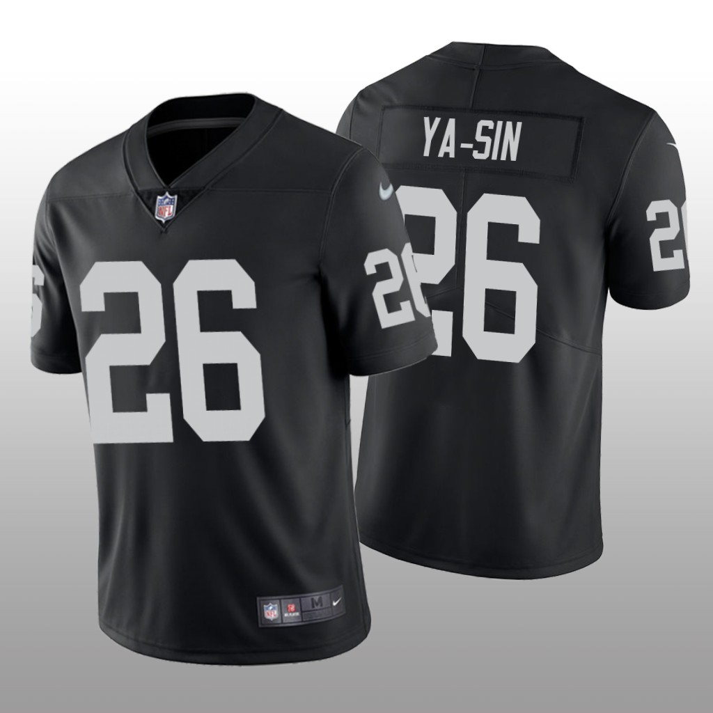 Las Vegas Raiders Rock Ya-Sin Black Jersey Vapor Limited - Men's