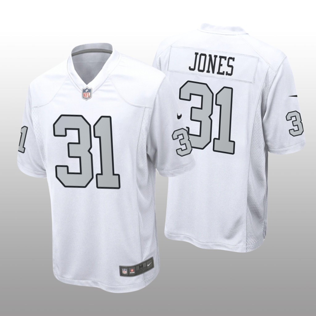 Las Vegas Raiders Sidney Jones White Jersey Alternate Game - Men's