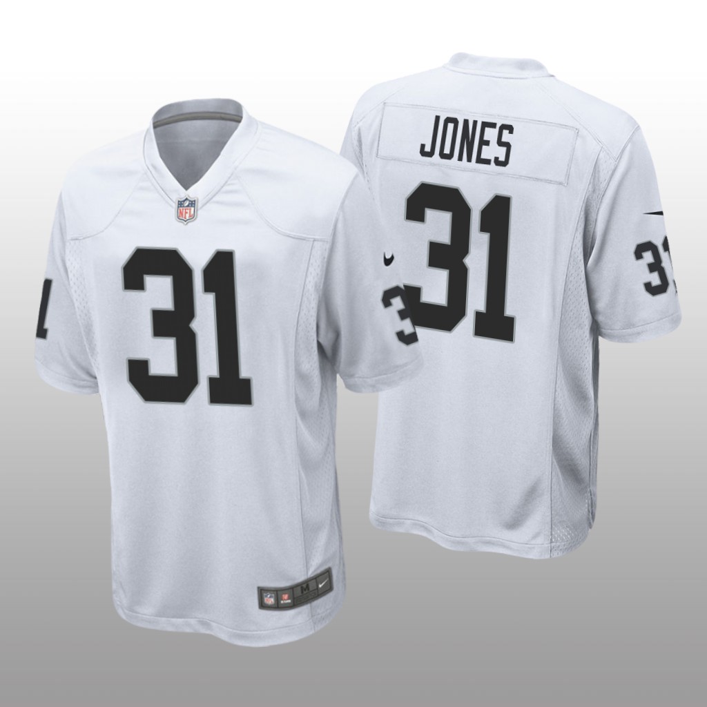 Las Vegas Raiders Sidney Jones White Jersey Game - Men's