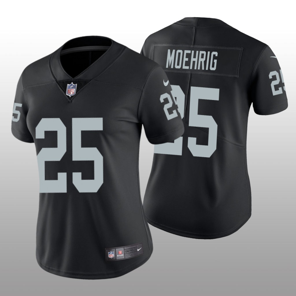 Las Vegas Raiders Trevon Moehrig Black Jersey Vapor Limited - Women's
