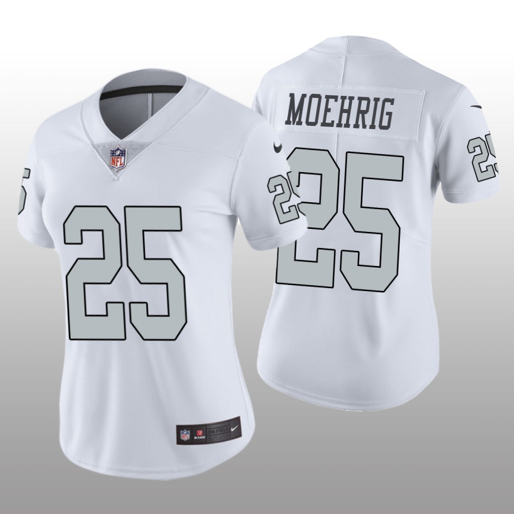 Las Vegas Raiders Trevon Moehrig White Jersey Color Rush Limited - Women's