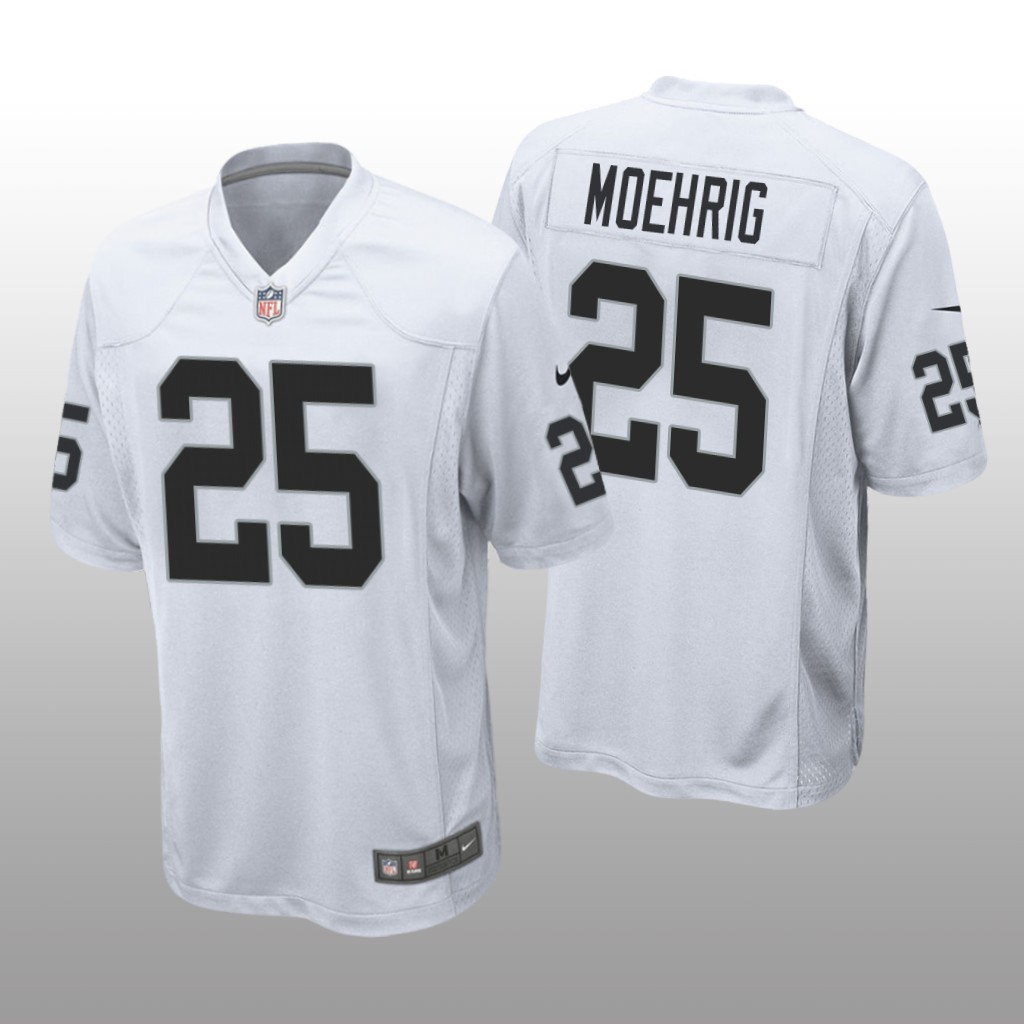 Las Vegas Raiders Trevon Moehrig White Jersey Game - Men's