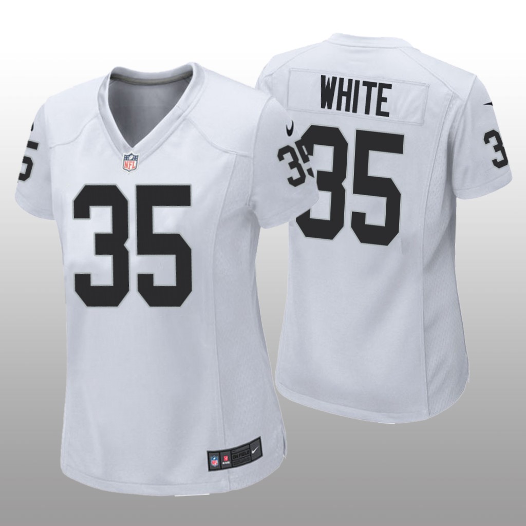 Las Vegas Raiders Zamir White White Jersey Game - Women's