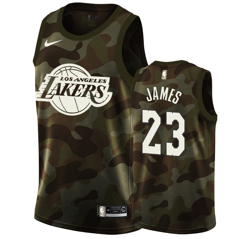 LeBron James Los Angeles Lakers 2019 Memorial Day #23 Jersey