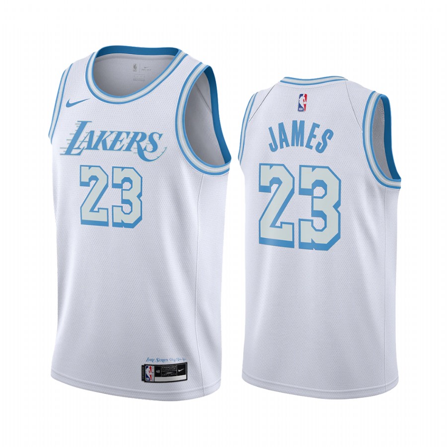 white and blue lebron jersey