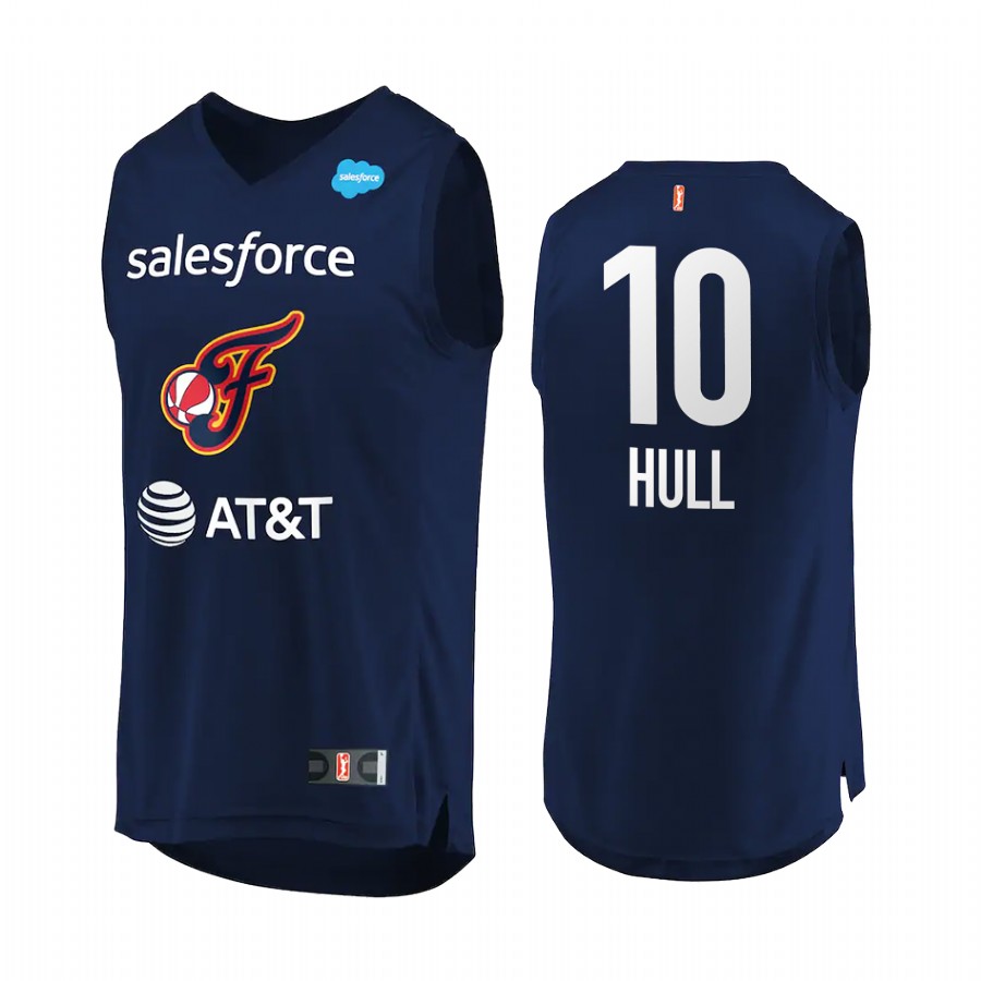 Lexie Hull 2022 WNBA Draft Indiana Fever #10 Navy Jersey First round