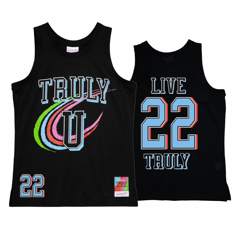Live 22 NBA Truly U Black Jersey Mitchell Ness Tank
