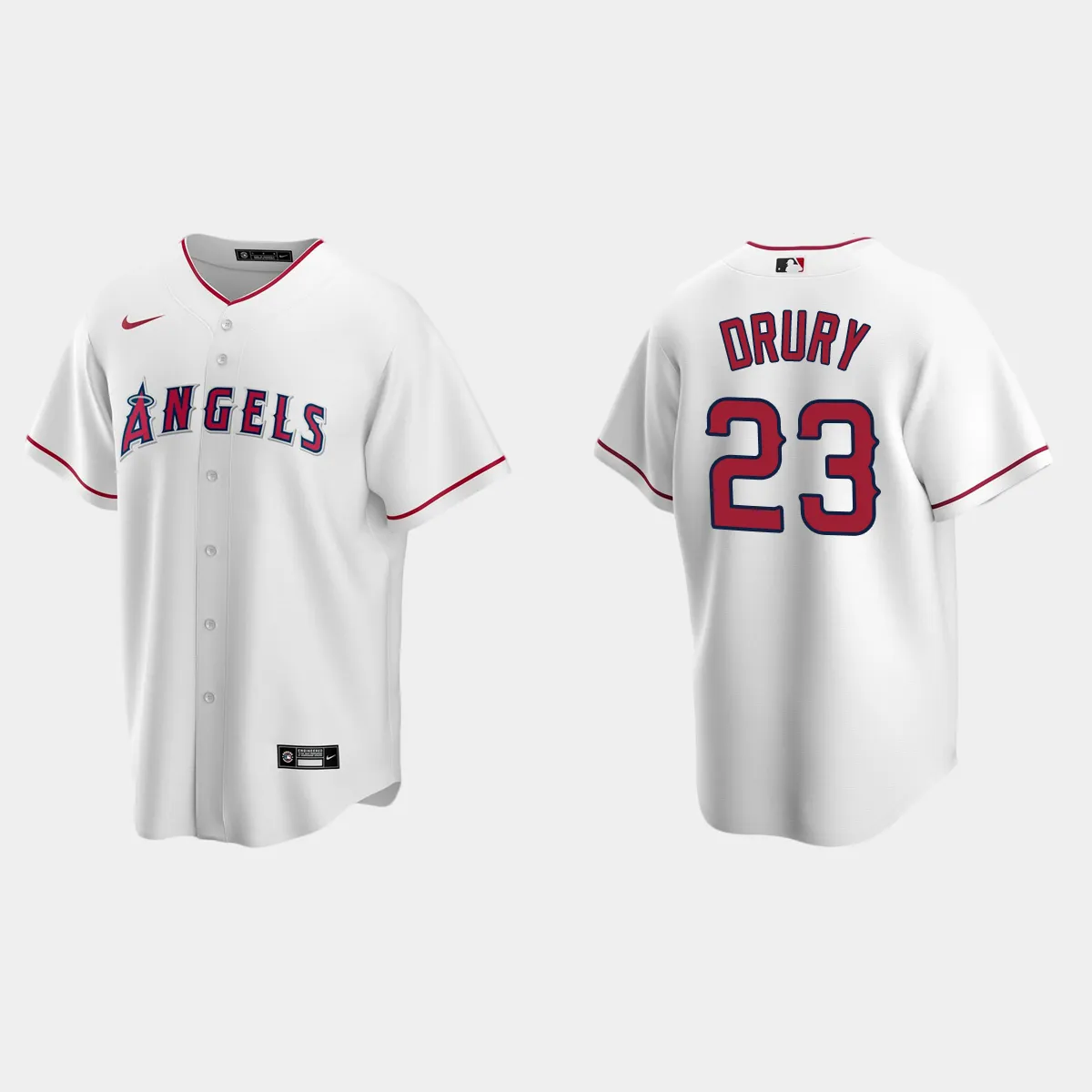 Los Angeles Angels Brandon Drury Home Jersey - White