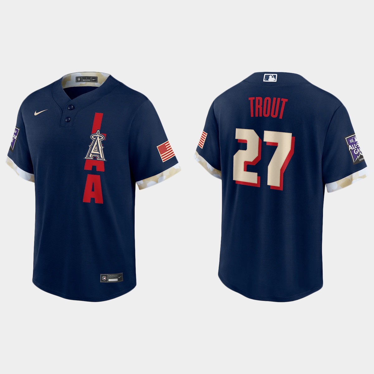Los Angeles Angels Mike Trout 2021 MLB All-Star Game Jersey - Navy