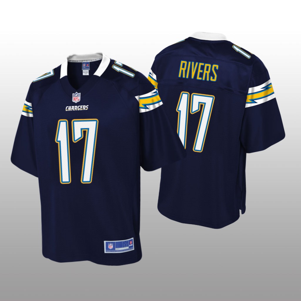 Los Angeles Chargers #17 Navy Philip Rivers Pro Line Jersey - Youth