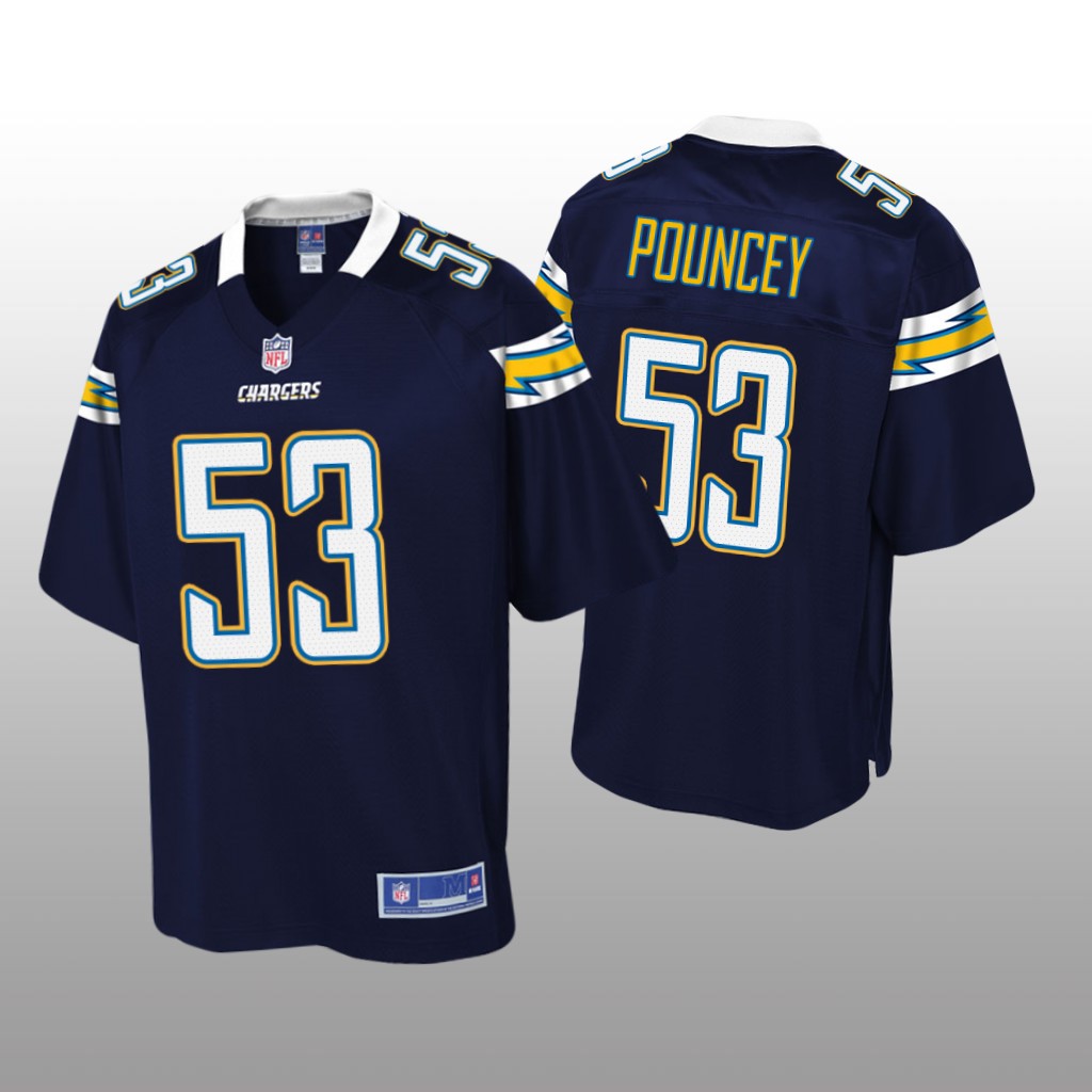 Los Angeles Chargers #53 Navy Mike Pouncey Pro Line Jersey - Youth