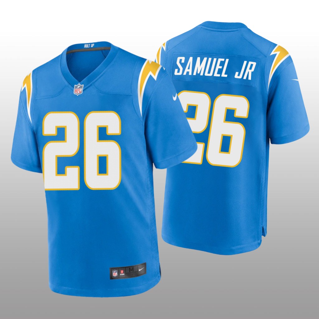 Los Angeles Chargers Asante Samuel Jr. Powder Blue Jersey Game - Men's