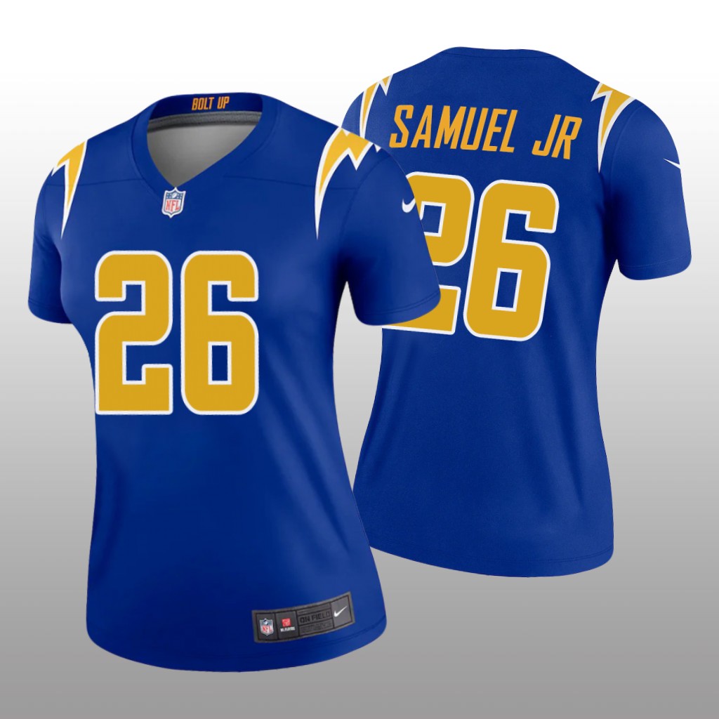 Los Angeles Chargers Asante Samuel Jr. Royal Jersey Alternate Legend - Women's