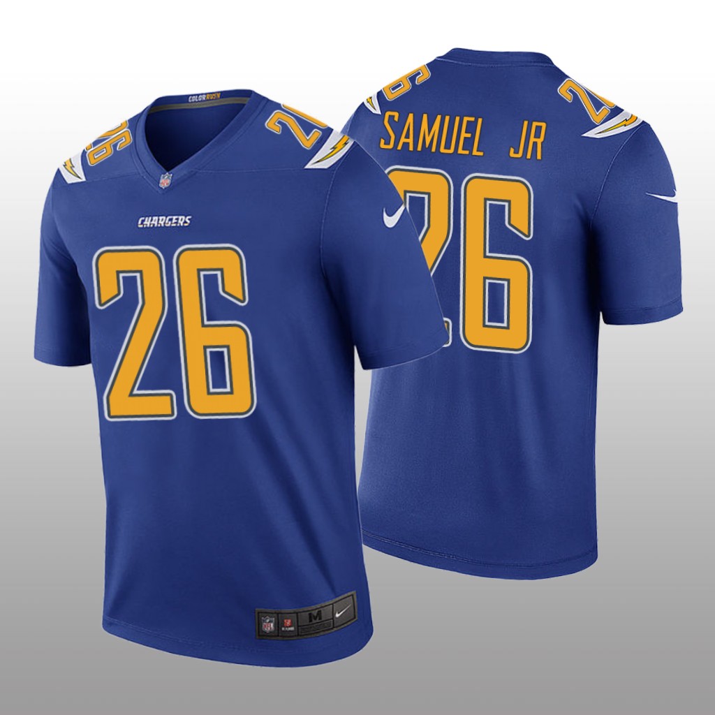 Los Angeles Chargers Asante Samuel Jr. Royal Jersey Color Rush Legend - Men's