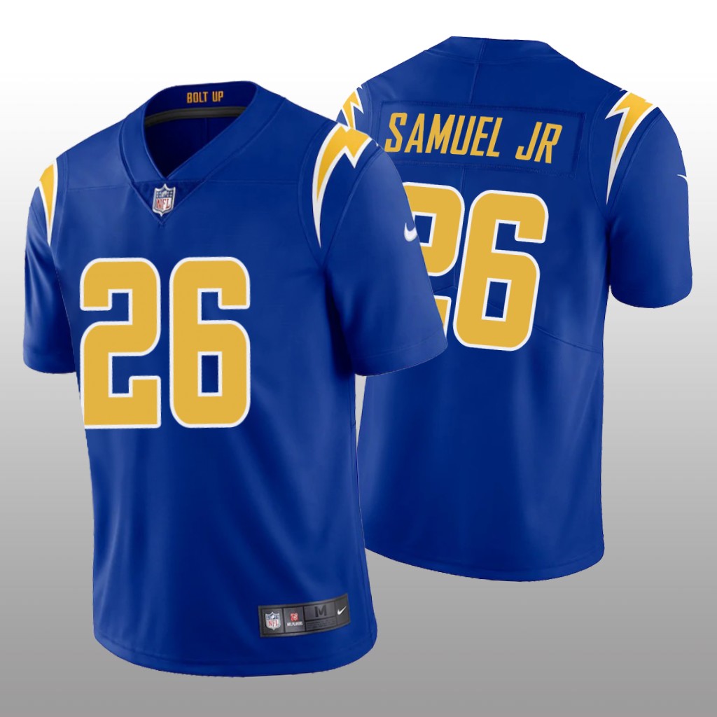 Los Angeles Chargers Asante Samuel Jr. Royal Jersey Vapor Limited - Men's