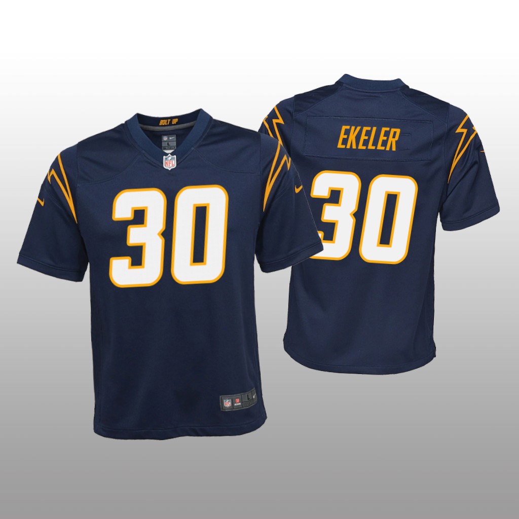 Los Angeles Chargers Austin Ekeler Navy Jersey Alternate Game - Youth