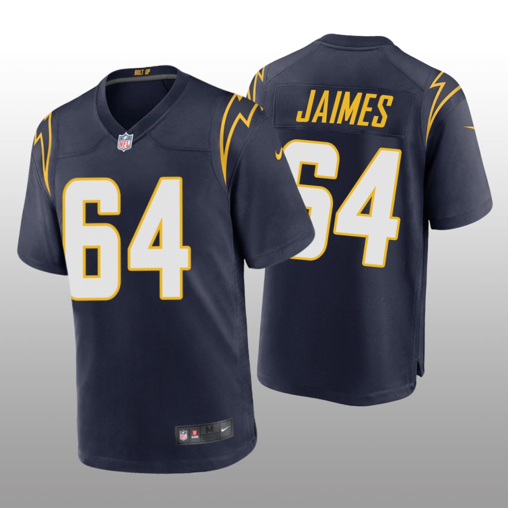 Los Angeles Chargers Brenden Jaimes Navy Jersey Alternate Game - Men's
