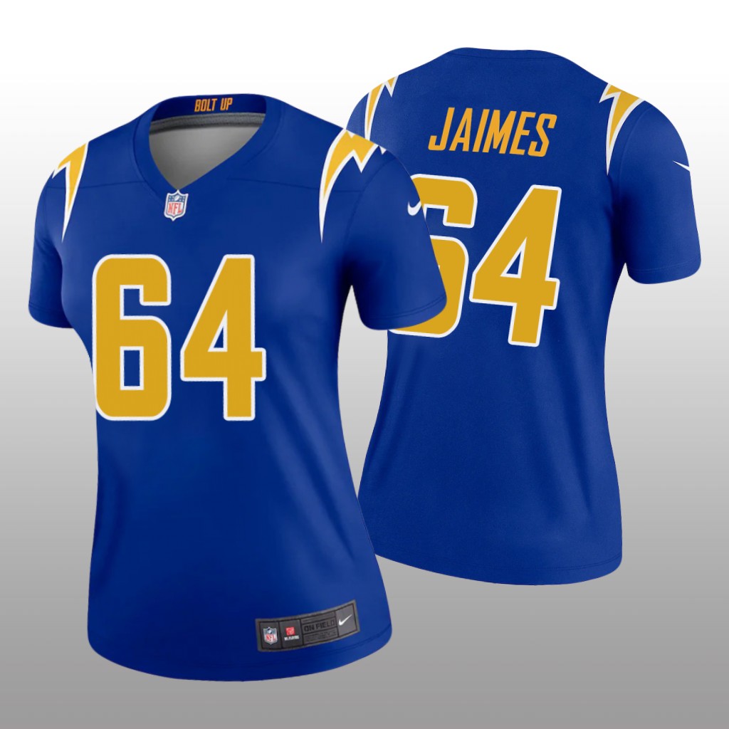 Los Angeles Chargers Brenden Jaimes Royal Jersey Alternate Legend - Women's