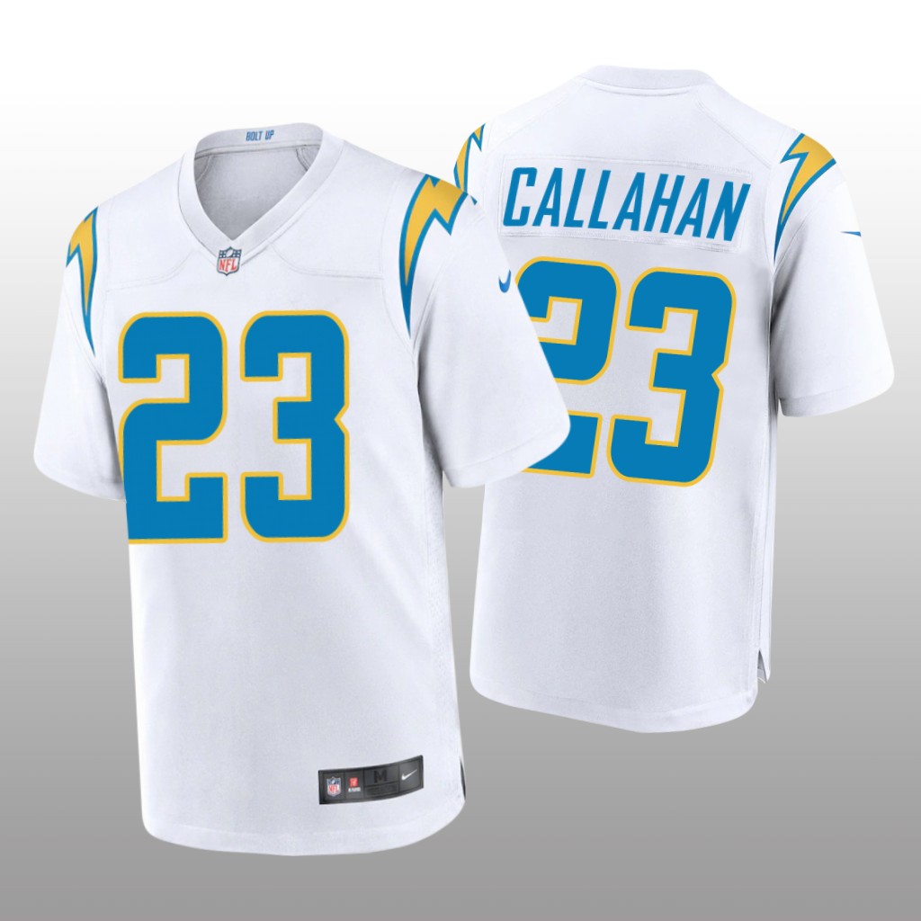 Los Angeles Chargers Bryce Callahan White Jersey Game - Men's