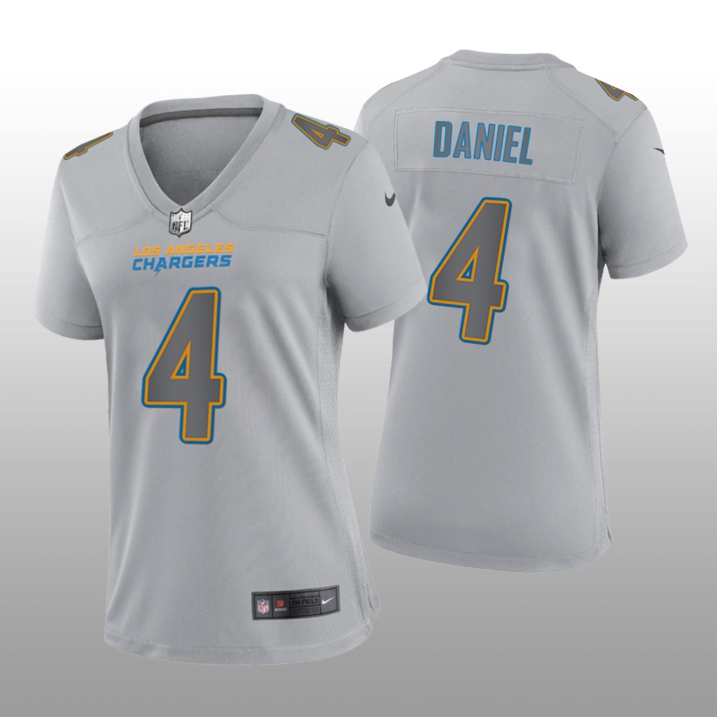 Los Angeles Chargers Chase Daniel Gray Jersey Atmosphere Fashion Game - Women's