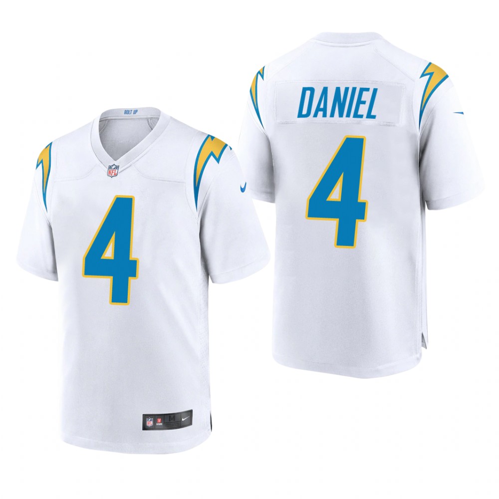 Los Angeles Chargers Chase Daniel White Jersey Game - Men's