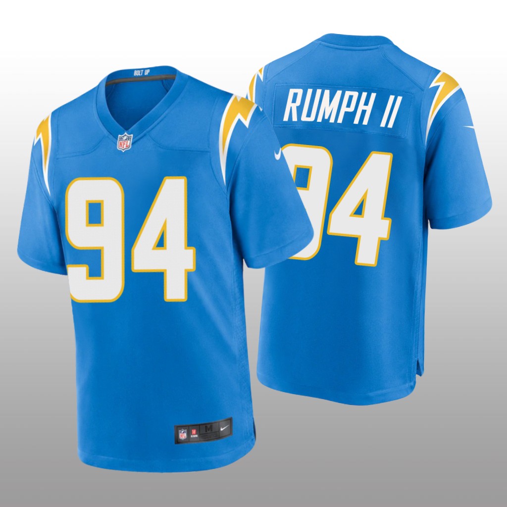 Los Angeles Chargers Chris Rumph II Powder Blue Jersey Game - Men's