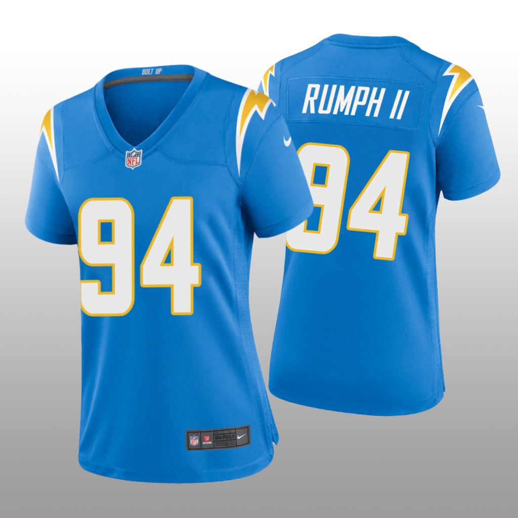 Los Angeles Chargers Chris Rumph II Powder Blue Jersey Game - Women's