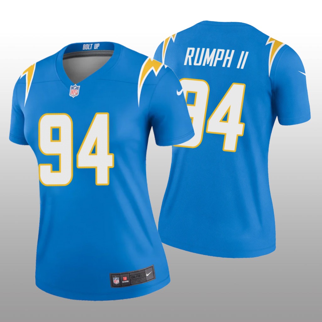 Los Angeles Chargers Chris Rumph II Powder Blue Jersey Legend - Women's