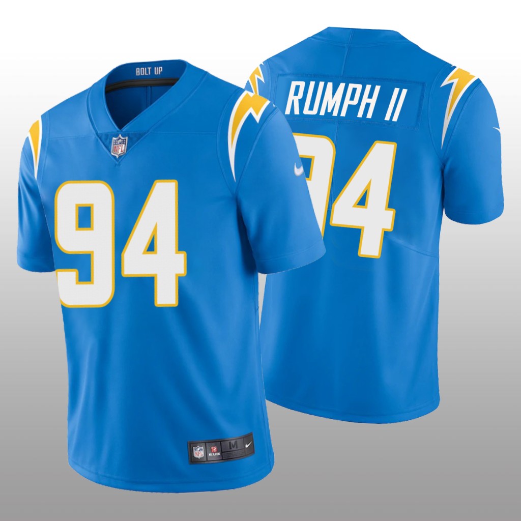 Los Angeles Chargers Chris Rumph II Powder Blue Jersey Vapor Limited - Men's