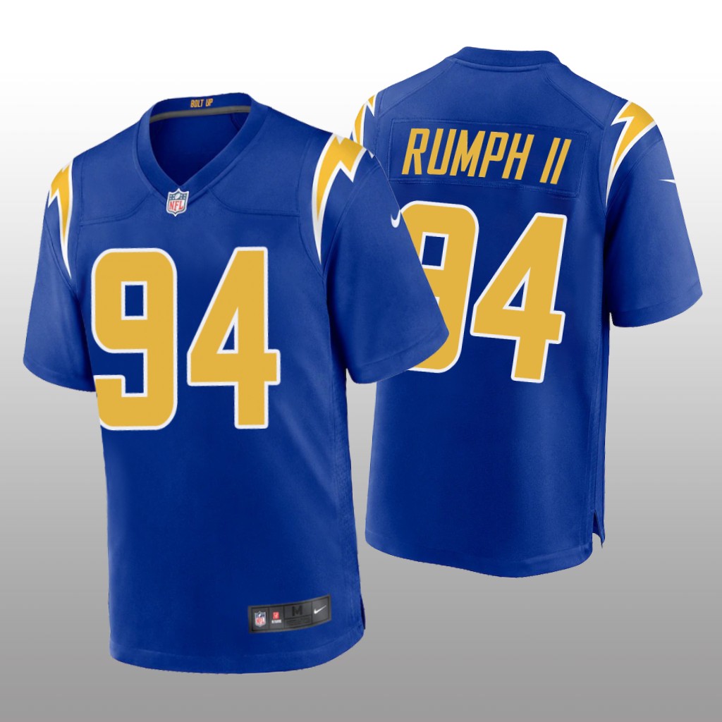 Los Angeles Chargers Chris Rumph II Royal Jersey Alternate Game - Men's