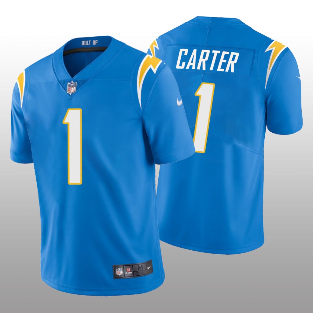 Los Angeles Chargers DeAndre Carter Powder Blue Jersey Vapor Limited - Men's