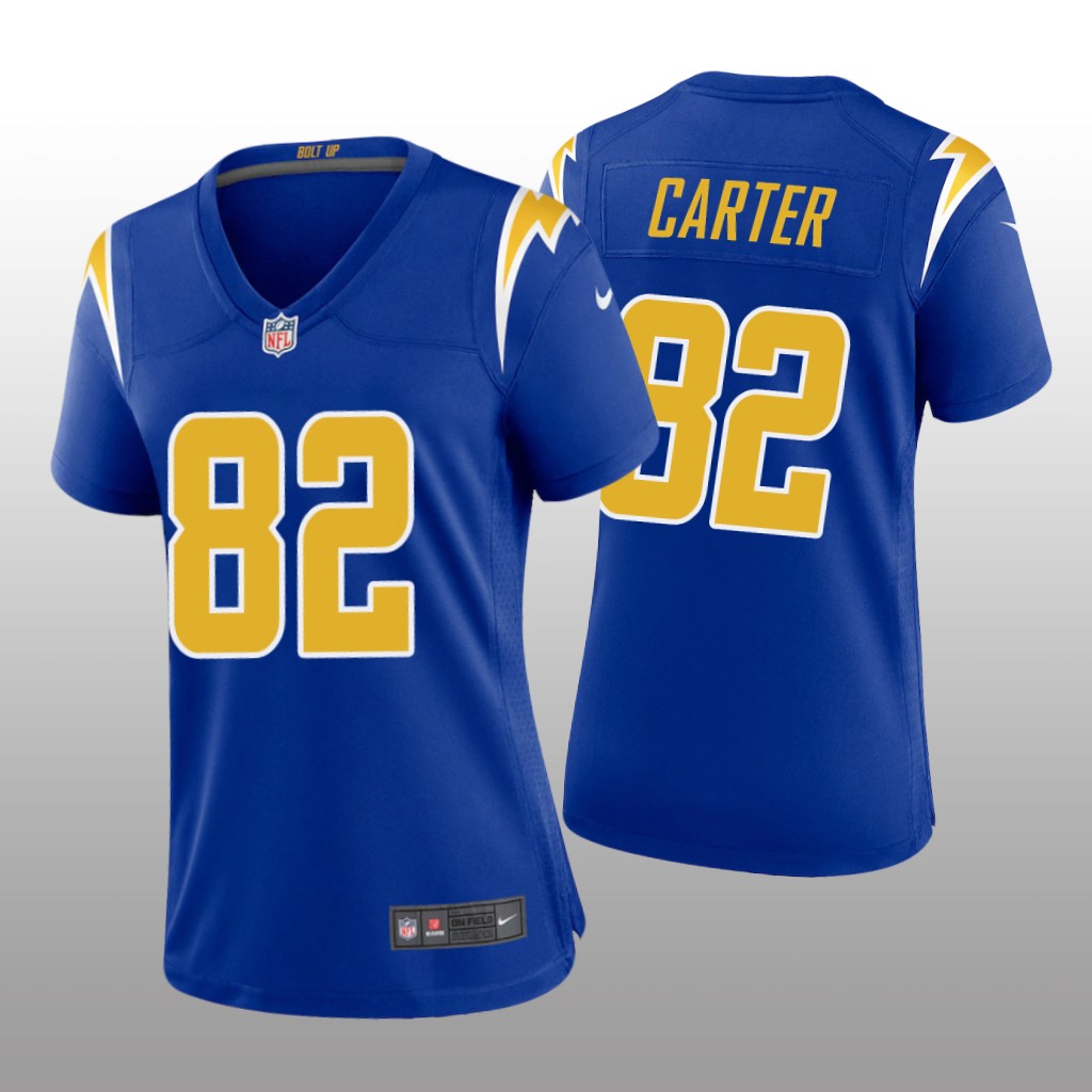 Los Angeles Chargers DeAndre Carter Royal Jersey Alternate Game - Women's