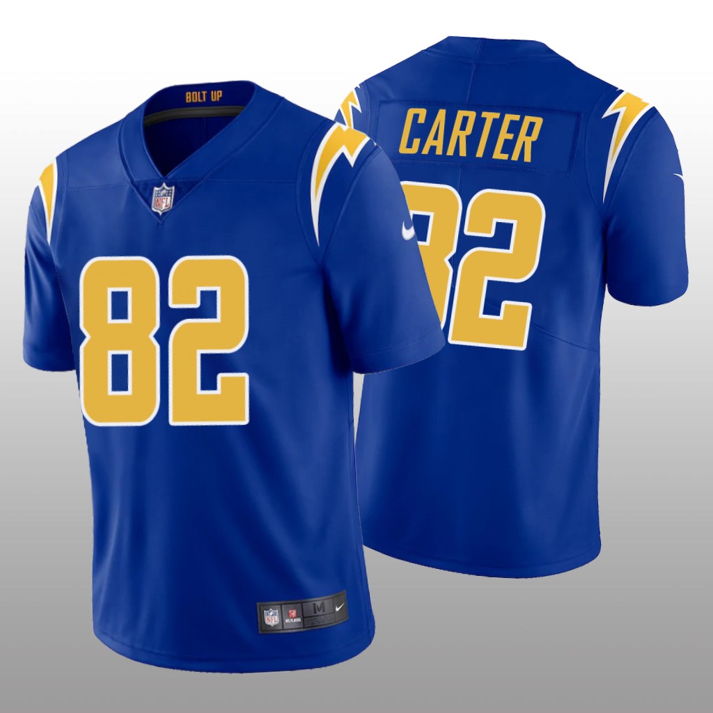 Los Angeles Chargers DeAndre Carter Royal Jersey Vapor Limited - Men's