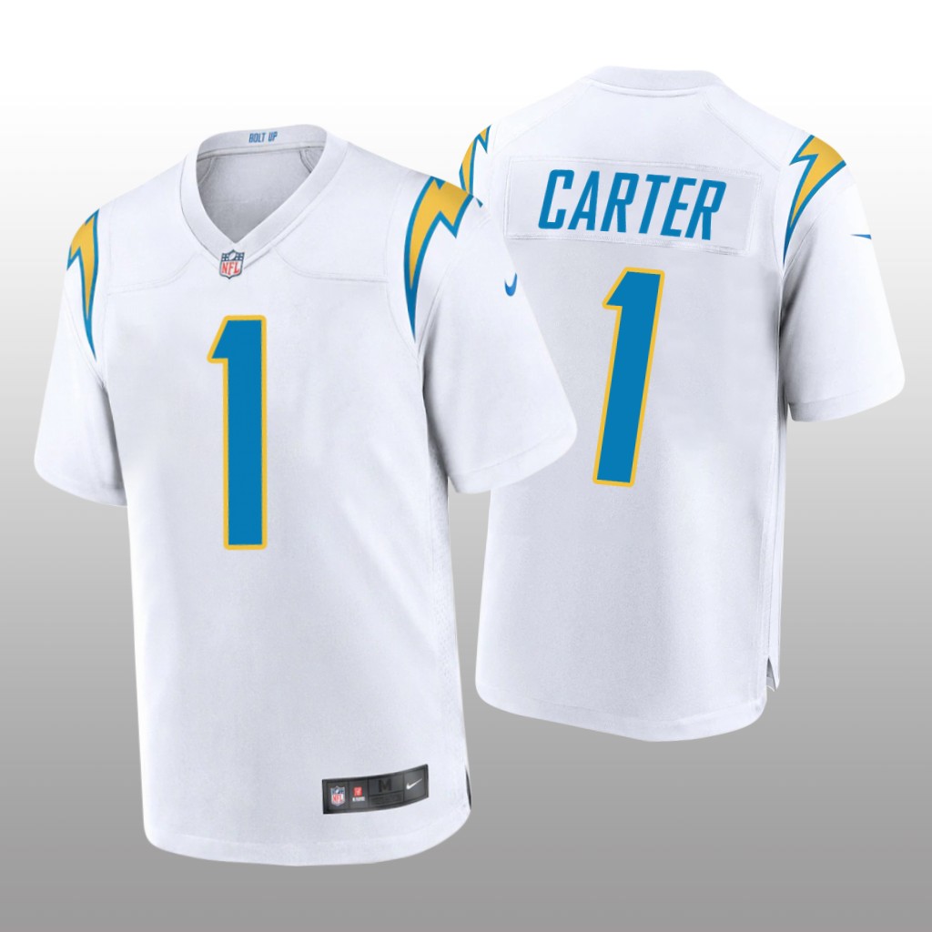Los Angeles Chargers DeAndre Carter White Jersey Game - Men's