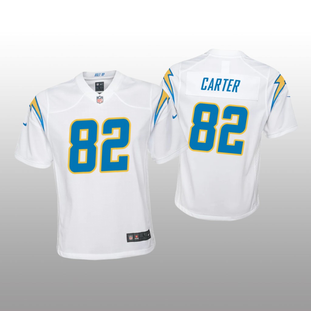 Los Angeles Chargers DeAndre Carter White Jersey Game - Youth
