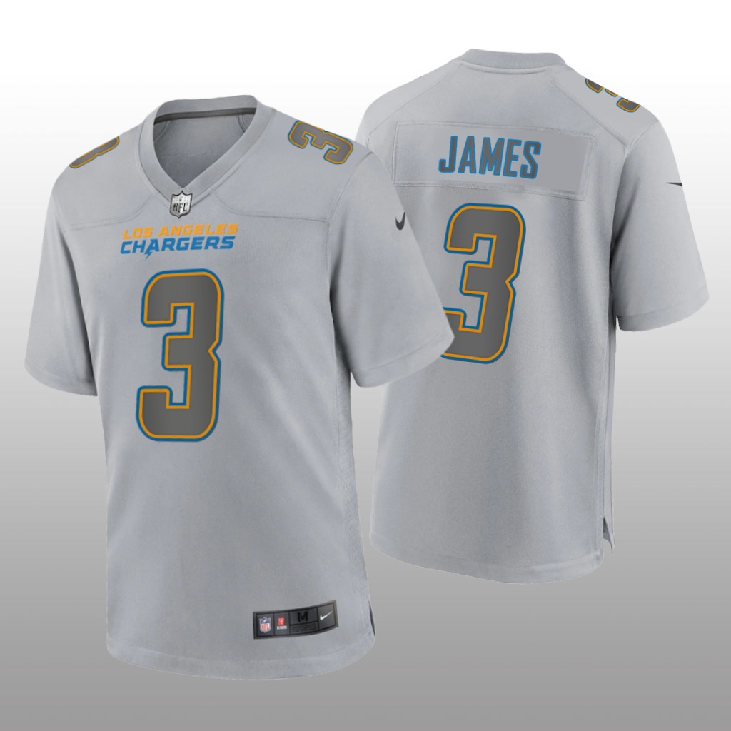 Los Angeles Chargers Derwin James Gray Jersey Atmosphere Fashion Game - Men's