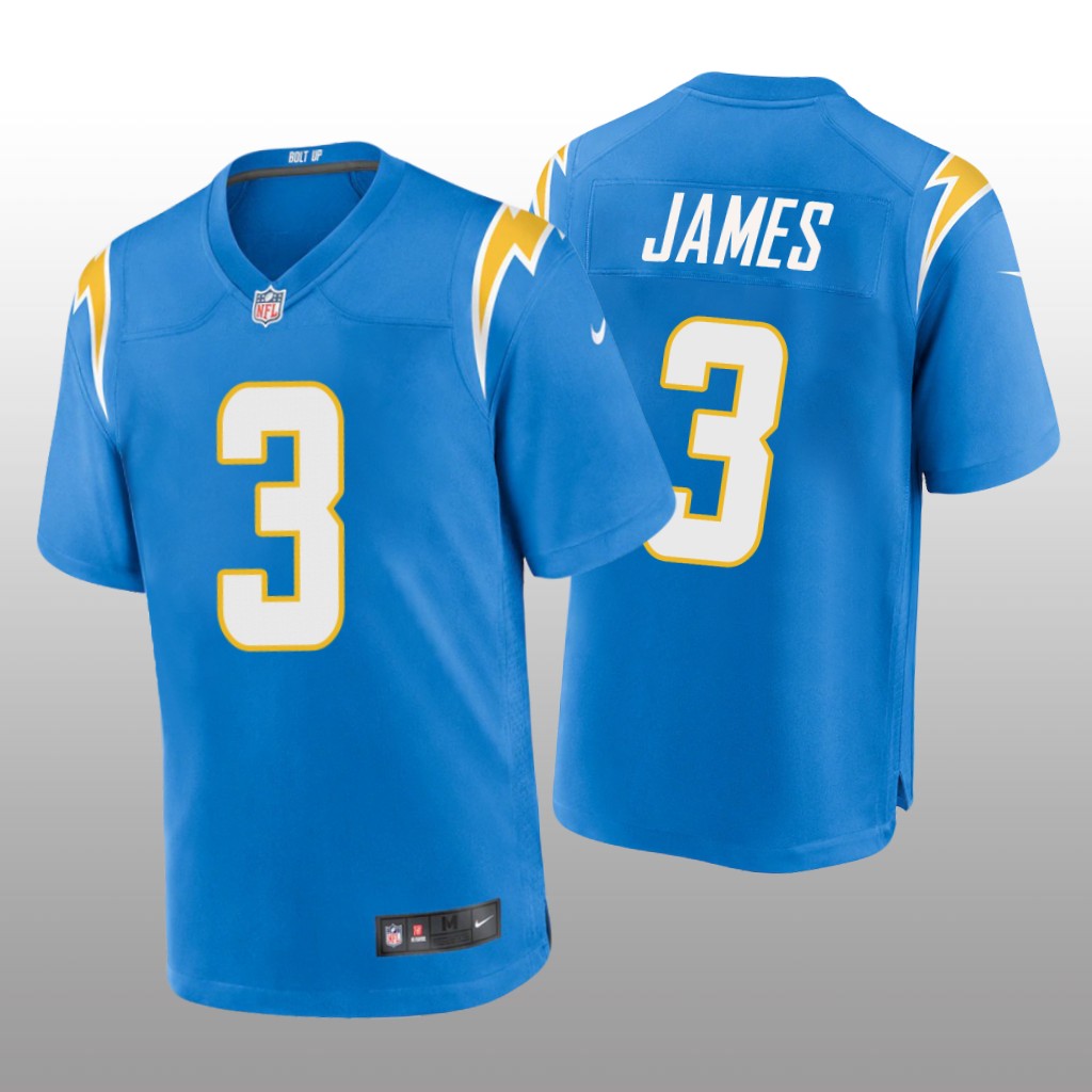 Los Angeles Chargers Derwin James Powder Blue Jersey Game - Men's