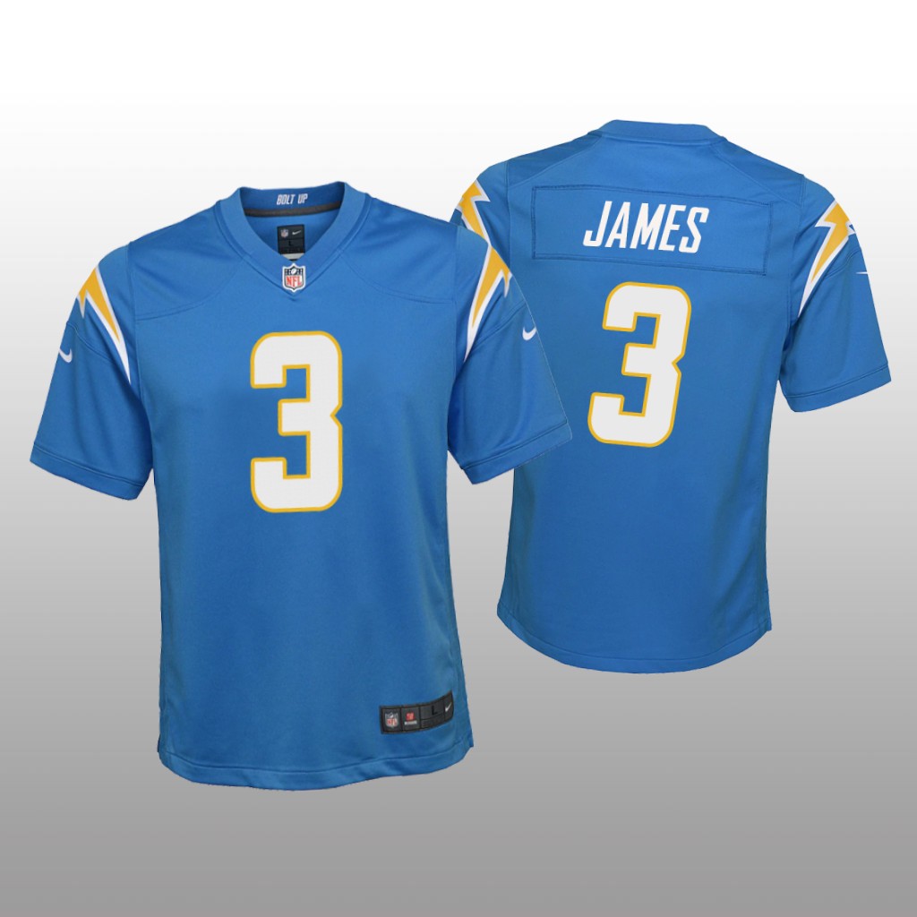 Los Angeles Chargers Derwin James Powder Blue Jersey Game - Youth
