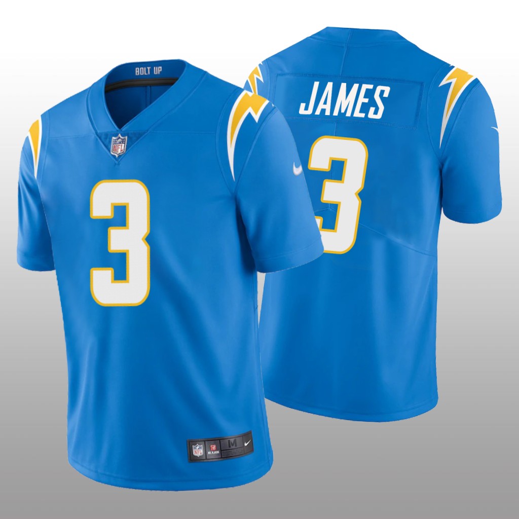 Los Angeles Chargers Derwin James Powder Blue Jersey Vapor Limited - Men's