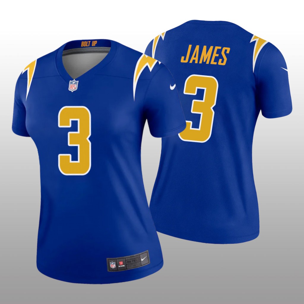Los Angeles Chargers Derwin James Royal Jersey Alternate Legend - Women's