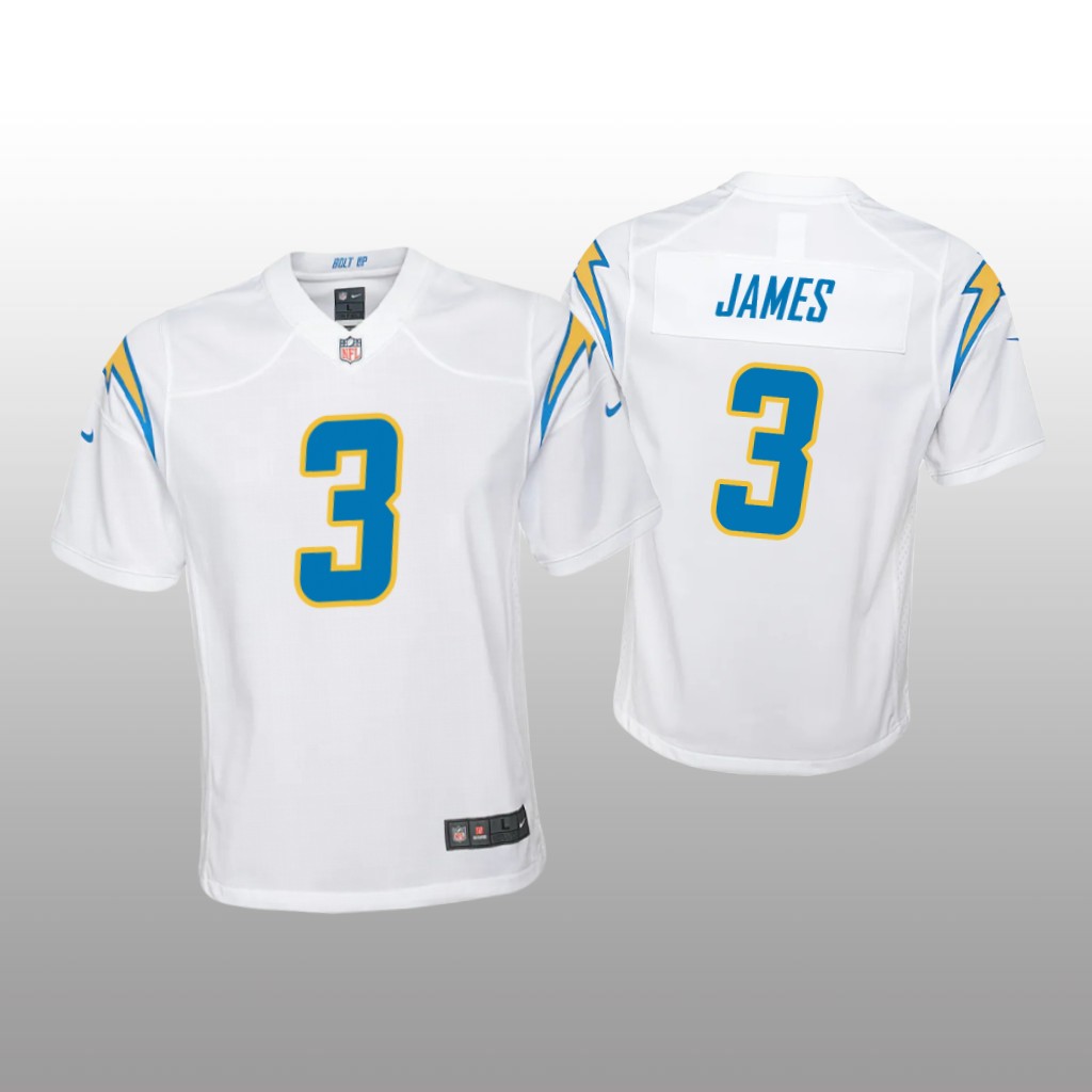 Los Angeles Chargers Derwin James White Jersey Game - Youth