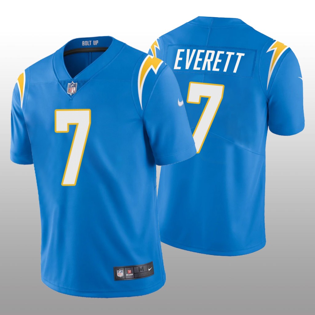 Los Angeles Chargers Gerald Everett Powder Blue Jersey Vapor Limited Vapor Limited - Men's