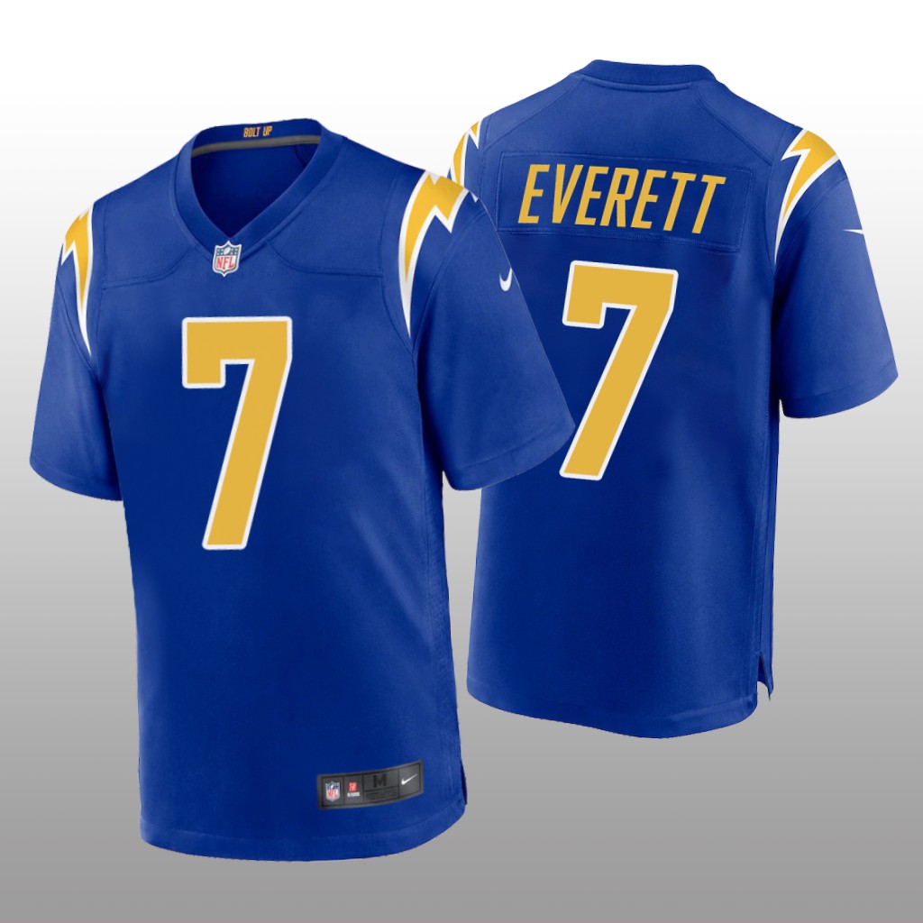 Los Angeles Chargers Gerald Everett Royal Jersey Alternate Game - Men's