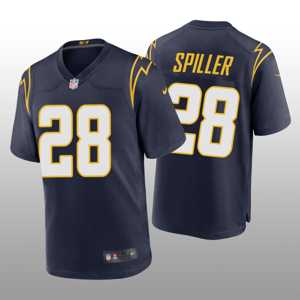 Los Angeles Chargers Isaiah Spiller Navy Jersey Alternate Game - Men's