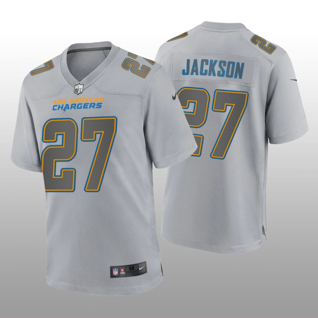Los Angeles Chargers J.C. Jackson Gray Jersey Atmosphere Fashion Game - Men's